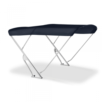 Bimini mit Geräteträger "Strange". Breite 185cm