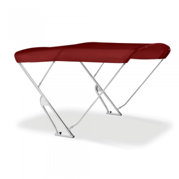 Bimini mit Geräteträger "Strange". Breite 230cm