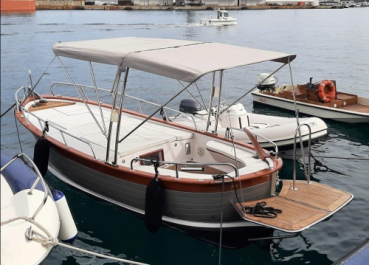 Bimini Top Vorne und hinten + Geräteträger