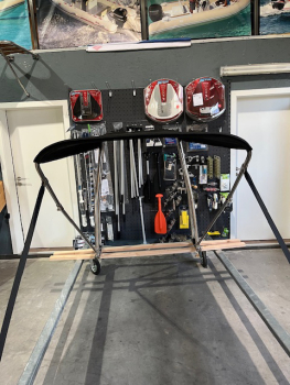 Preview: Bimini für Geräteträger "Motorboot" Stoff aus Sunbrella