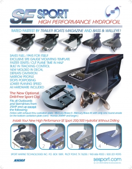 Preview: SE 300 Sport Hydrofoil (für Z-Antriebe und Aussenbordmotoren)