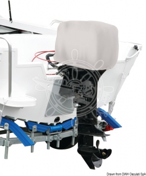 Motorabdeckung für 2/4-Takt-Außenborder 2-4 PS