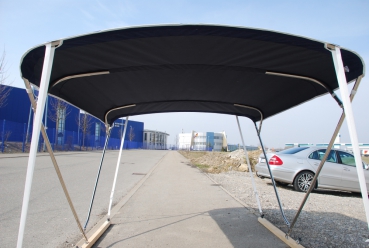 Preview: Edelstahl Bimini Top Fly Bridge 200 ± 10cm Breite