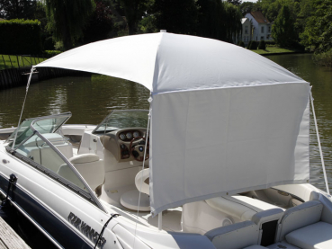 Sonnenschirm Sunny Boy mit Seitenteilen Farbe weiss