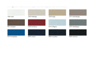 Bimini für Geräteträger "Motorboot" Stoff aus Sunbrella