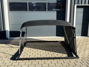 4 Stangen Edelstahl Bimini Top Deluxe 170-182cm Breite