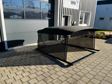 4 Stangen Edelstahl Bimini Top Deluxe 155-169cm Breite