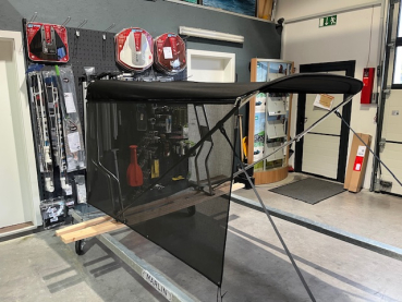 Bimini für Geräteträger "Schlauchboot" Stoff aus Sunbrella