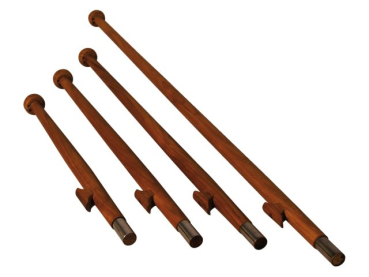 Flaggenstock aus Teak 75cm Länge