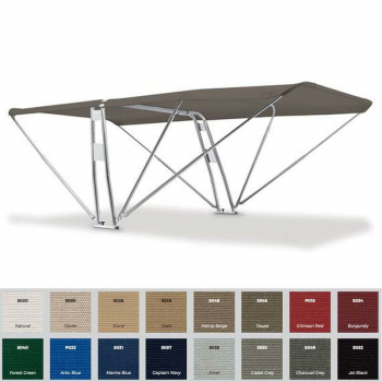 Bimini Top Vorne und hinten + Geräteträger