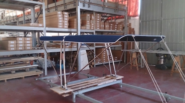 Bimini Top Vorne und hinten + Geräteträger