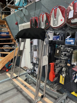 Bimini für Geräteträger "Schlauchboot" Stoff aus Sunbrella