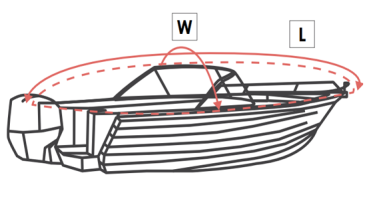 Jumbo Bootspersenning für Boote von 5,80-6,40 Meter Länge