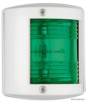 Navigationslichter Serie UTILITY 77 Gehäuse weiss Typ 112,5° rechts