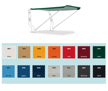 Bimini für Geräteträger "Schlauchboot"