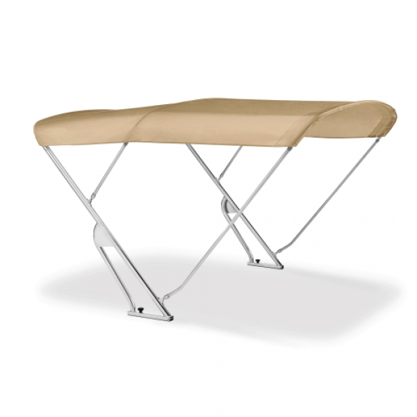 Bimini mit Geräteträger "Strange". Breite 245cm