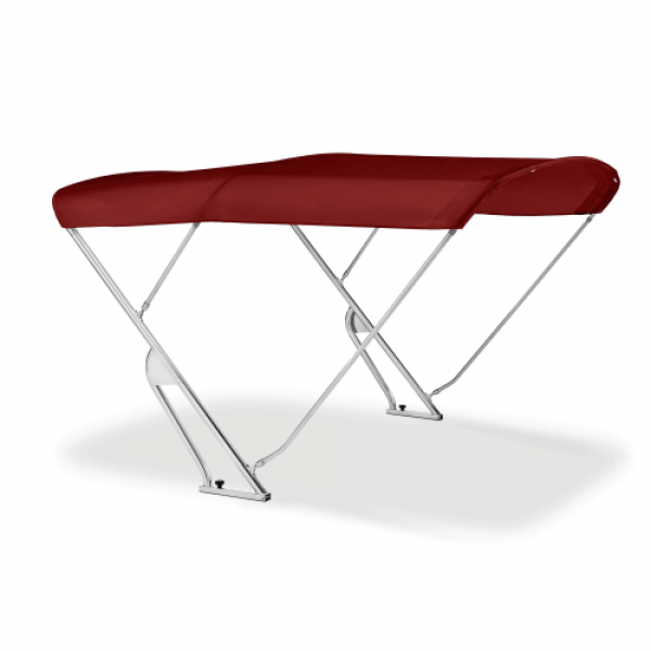 Bimini mit Geräteträger "Strange". Breite 245cm