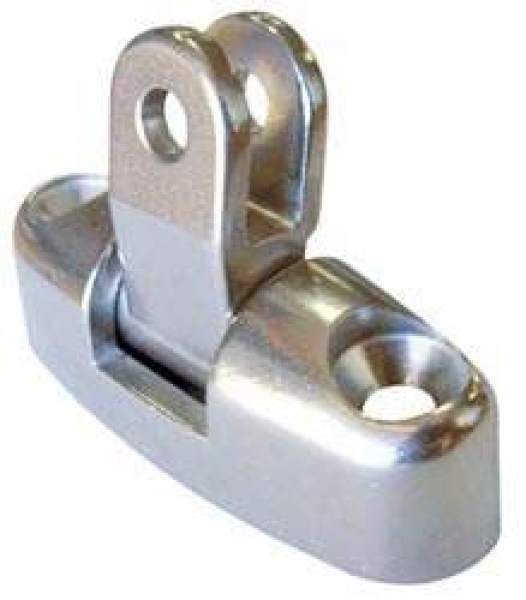 Decksbeschlag, hoch, Aufnahme aus Edelstahl Handelsqualität