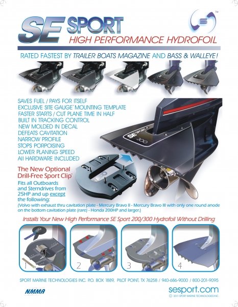 SE 300 Sport Hydrofoil (für Z-Antriebe und Aussenbordmotoren)