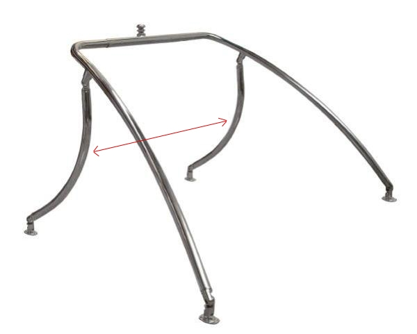 Wakeboard Tower Bimini Top "Front"