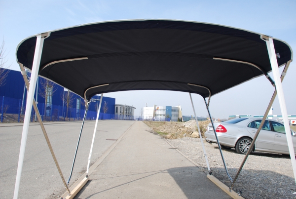 Edelstahl Bimini Top Fly Bridge 215 ± 10cm Breite