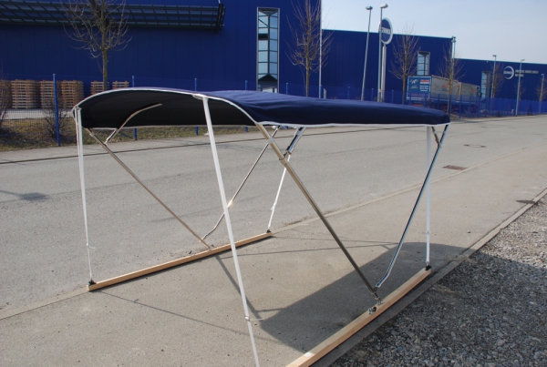 Edelstahl Bimini Top Fly Bridge 215 ± 10cm Breite
