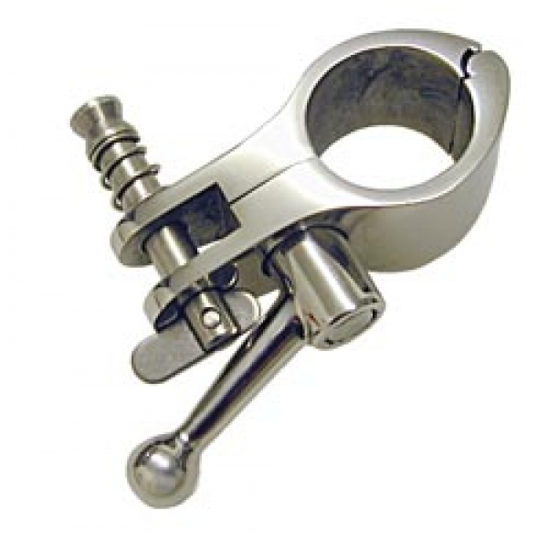 Relingsbeschlag mit Schnellverschluss für 22mm Rohr