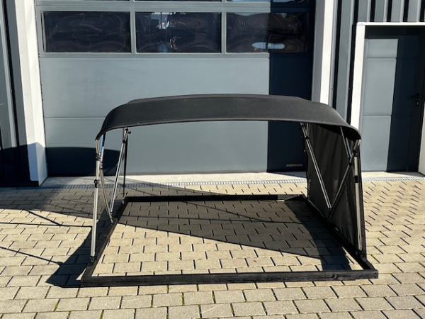 4 Stangen Edelstahl Bimini Top Deluxe 200-213cm Breite