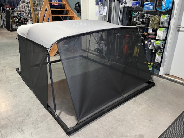 3 Stangen Bimini Top Deluxe Alu 155-169cm Breite