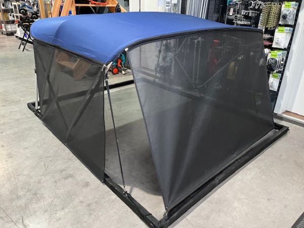 3 Stangen Bimini Top Deluxe Alu 155-169cm Breite