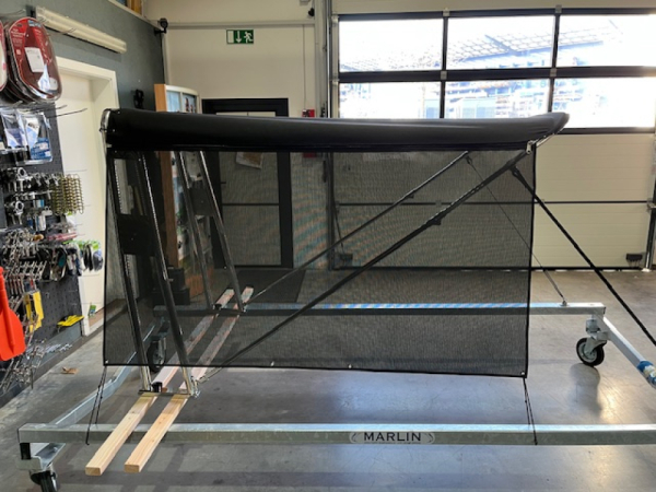 Bimini für Geräteträger "Motorboot" Stoff aus Sunbrella