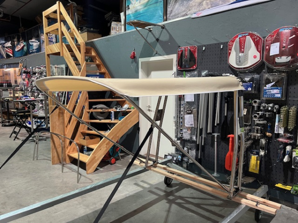 Bimini für Geräteträger "Motorboot" Stoff aus Sunbrella