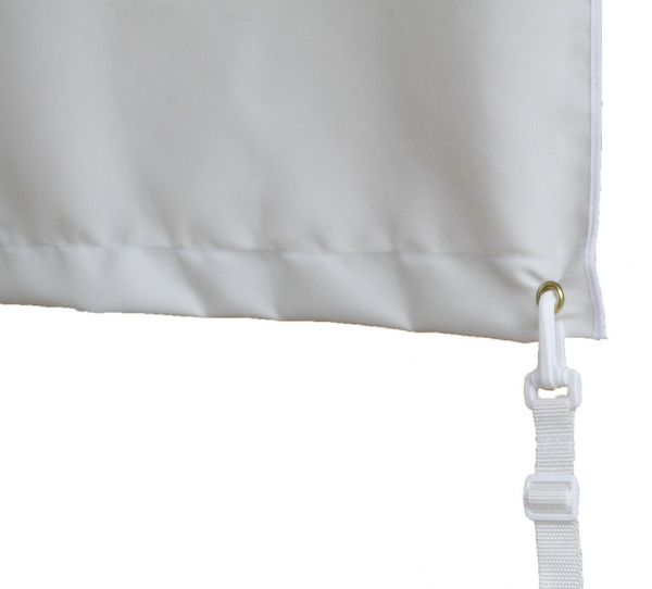 Sonnenschirm Sunny Boy mit Seitenteilen Farbe weiss