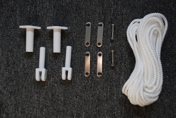 3 Stangen Bimini Top Light 115-125cm Breite 115cm Höhe