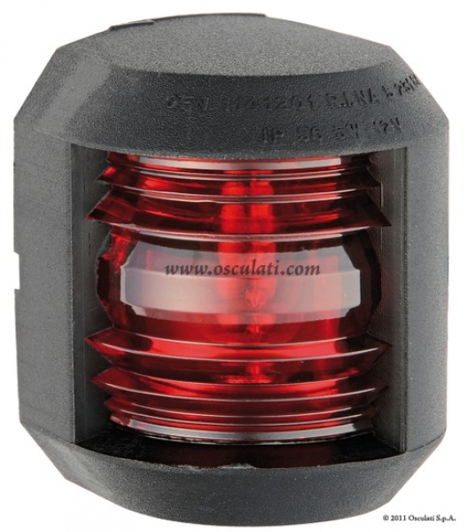 Navigationslichter "UTILITY Compact" Gehäuse schwarz 112,5° links