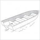 Bootspersenning Ruderboot und Fischerboot bis 4,14 Meter