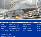 Sonnensegel small 1,80x1,80x0,39