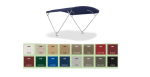 Edelstahl Bimini Top Fly Bridge 185 ± 10cm Breite