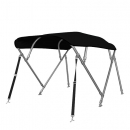 4 Stangen Edelstahl Bimini Top Deluxe 170-182cm Breite
