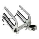 Monster Tower Wakeboard/Surfboard Rack w/Universal Inserts - Brushed